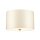 Plafonnier tissu rond en laiton crème antique