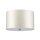 Plafonnier Tissu rond Ø36cm Crème Chrome Moderne VARINDA