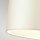 Plafonnier tissu rond en crème chrome Ø46cm
