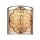 Suspension SAMEA Bronze L:22cm Lampe rustique
