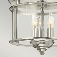 Plafonnier Art Nouveau Ø29cm en nickel E14...