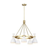 Lampe de plafond en métal blanc laiton...