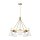 Lampe de plafond en métal blanc laiton Ø81cm Retro