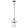 Lampe de plafond verre métal en bronze clair E27 Industrial