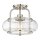 Lampe de plafond vintage verre métal 25cm E27 FELI