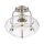Lampe de plafond vintage verre métal 25cm E27 FELI