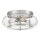 Plafonnier design industriel verre m&eacute;tal &Oslash;41cm rond