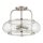 Lampe de plafond verre métal Ø41cm intérieur style vintage