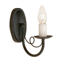 Applique murale GOTICA 5 noire en forme de bougie Lampe...