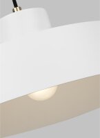 Lampe à suspendre réglable blanc laiton E27...