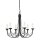 Lustre Noir Blanc Acier Rustique GOTICA 1
