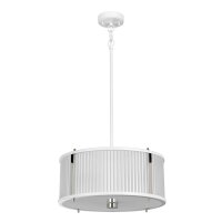 Lampe à suspendre Blanc Verre Métal...