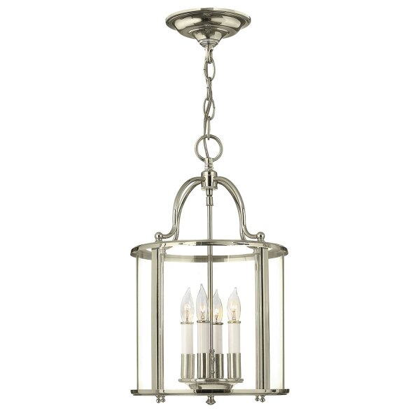 Lampe à suspendre E14 verre métal Ø30cm Art Nouveau AVELINE