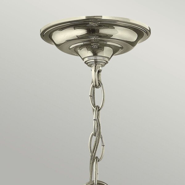 Lampe à suspendre E14 verre métal Ø30cm Art Nouveau AVELINE