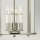 Lampe à suspendre E14 verre métal Ø30cm Art Nouveau AVELINE