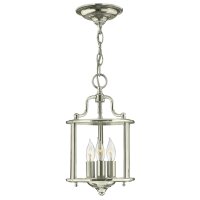 Suspension métal verre art nouveau 3x E14 AVELINE
