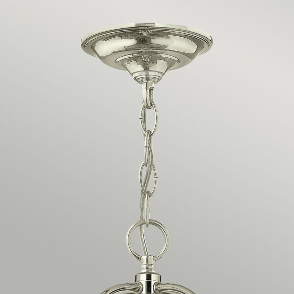 Lampe à suspendre métal verre Art Nouveau AVELINE