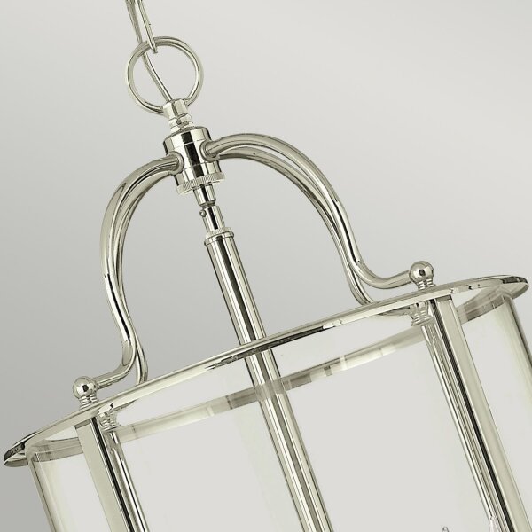 Lampe à suspendre métal verre Art Nouveau AVELINE