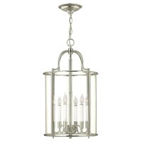 Lampe à suspendre métal verre Art Nouveau...