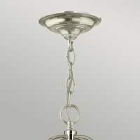 Lampe à suspendre métal verre Art Nouveau...