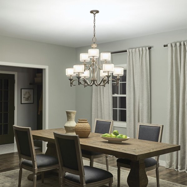 Grand lustre avec abat-jour Moderne CANELADO