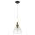 Lampe &agrave; suspendre E27 verre abat-jour design vintage GANDES