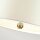 Suspension tissu Ø36cm en crème laiton antique
