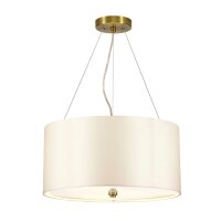 Lampe &agrave; suspendre ronde &Oslash;46cm Abat-jour...