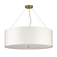 Suspension ronde Ø76cm Abat-jour tissu...