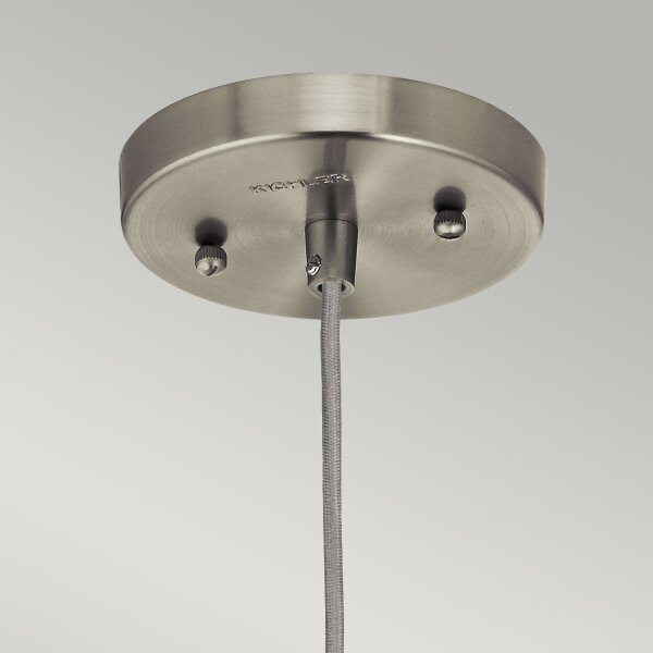 Lampe à suspendre verre métal design vintage Ø15cm E27 BALESIA