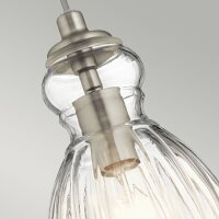 Lampe à suspendre verre métal design...