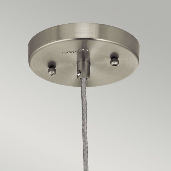 Lampe à suspendre verre Abat-jour Ø22cm style vintage E27