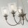 Lustre avec abat-jour verre métal Ø66cm Art Nouveau
