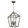 Lampe à suspendre Vintage Rustique en laiton antique NADICIA