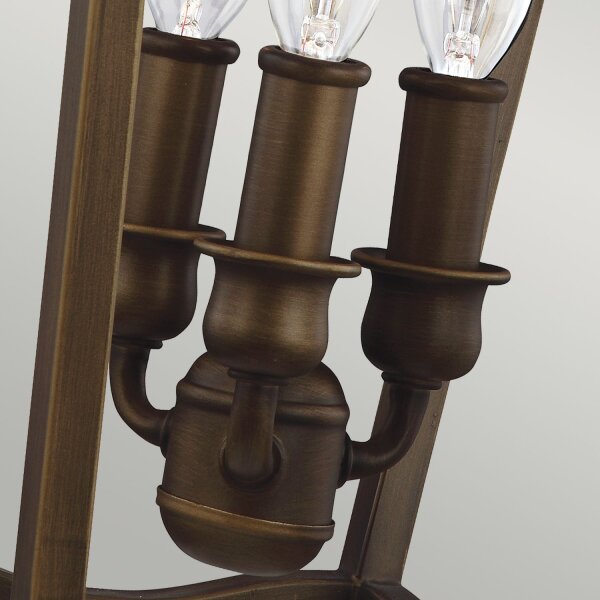 Lampe à suspendre Métal Vintage Rustique en laiton antique