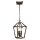 Lampe à suspendre Métal Vintage Rustique en laiton antique