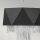 Lampe à suspendre Métal Noir Argent Design moderne VENINA
