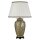 Lampe de table tissu céramique argent crème 74 cm