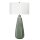 Lampe de table céramique 79,5 cm Blanc Vert E27 LIBIELA