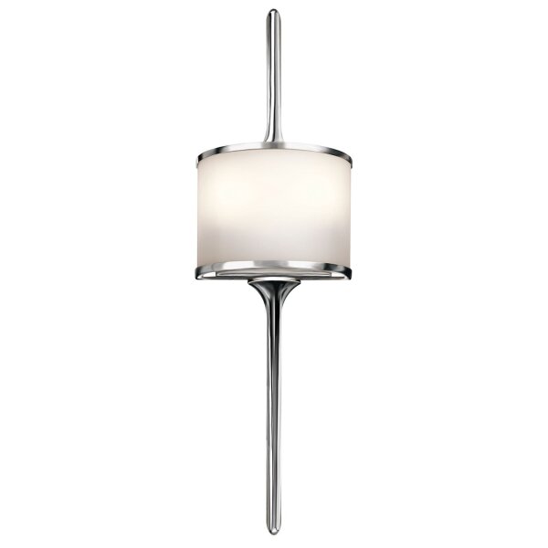 Applique murale salle de bain en chrome IP44 Lampe ARYA L:17cm