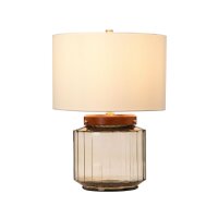 Lampe de table E27 Retro Design 51 cm Crème Gris...
