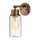 Lampe de salle de bain premium JUNIS en laiton Verre de pluie IP44
