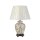 Lampe de table c&eacute;ramique tissu Classique 50 cm E27 NATISINA
