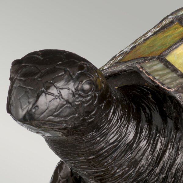 Tischlampe Glas Tiffany Stil Schildkröte dekorativ