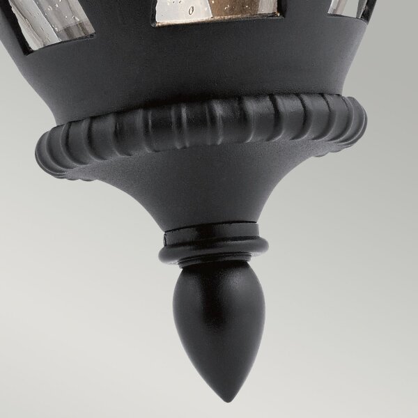 Applique extérieure E27 IP44 noir maison terrasse verre