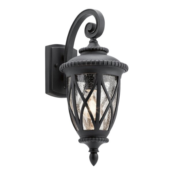 Lampe dextérieur Mur Cour Terrasse IP44 Noir E27 Rustique