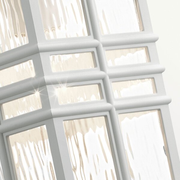 Lampe dextérieur Mur IP44 E27 Blanc Rustique Terrasse Maison