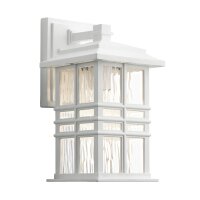 Lampe dextérieur Mur Blanc IP44 E27 Rustique Lanterne