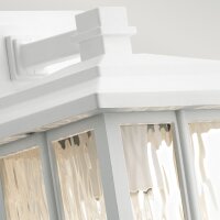 Lampe dextérieur Mur Blanc IP44 E27 Rustique Lanterne