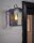 Lampe dextérieur noir antique verre de pluie E27 IP44 Rustique